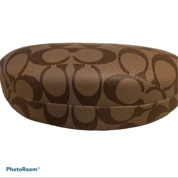 Coach monogram canvas logo sunglasses case - Picture 1 of 11